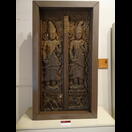 Eine geschnitzte Tür